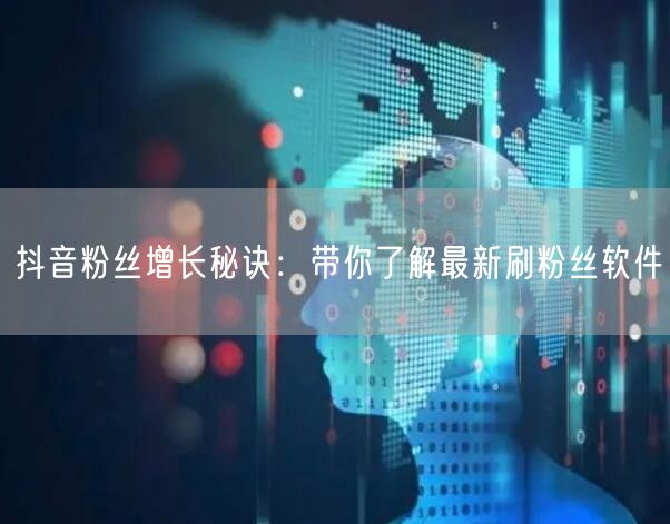 抖音粉丝增长秘诀：带你了解最新刷粉丝软件