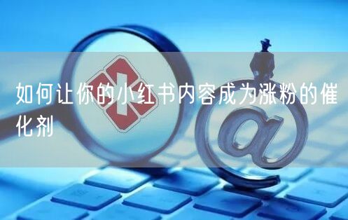 如何让你的小红书内容成为涨粉的催化剂