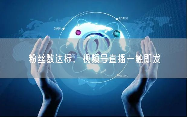 粉丝数达标，视频号直播一触即发
