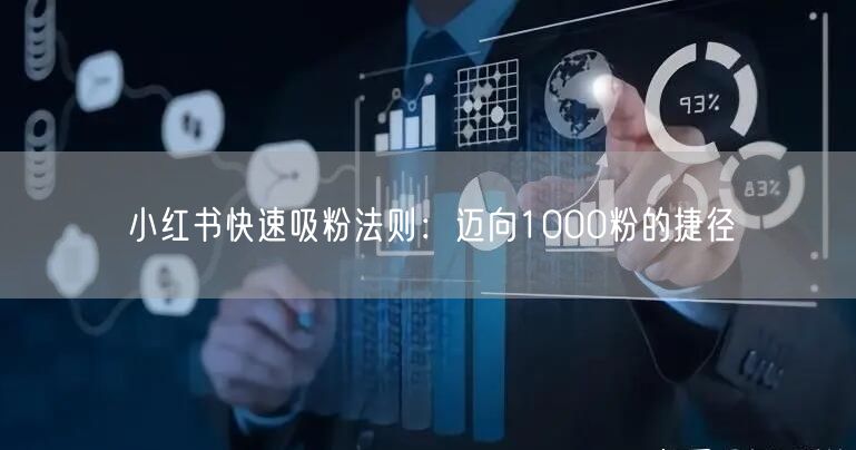 小红书快速吸粉法则：迈向1000粉的捷径