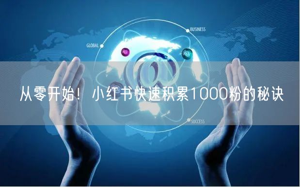 从零开始！小红书快速积累1000粉的秘诀
