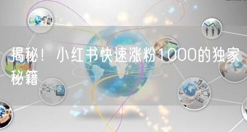 揭秘！小红书快速涨粉1000的独家秘籍