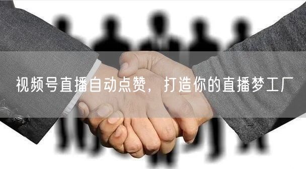 视频号直播自动点赞，打造你的直播梦工厂